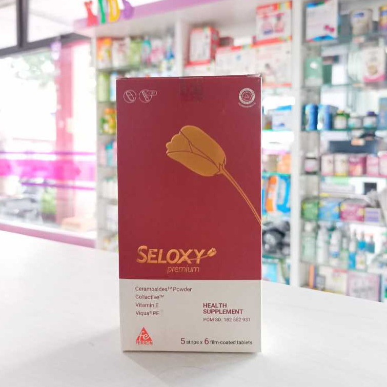 Seloxy Premium Perbox Isi 30 Tab - Suplemen Colagen - Vitamin Kulit