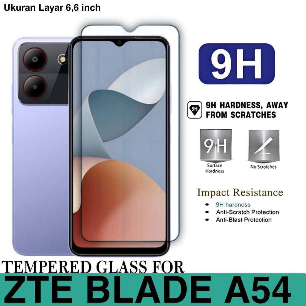 ( GROSIR ) TEMPERED GLASS BENING ZTE BLADE A35 / BLADE A51 / BLADE A52 / BLADE A52 LITE / BLADE A53 