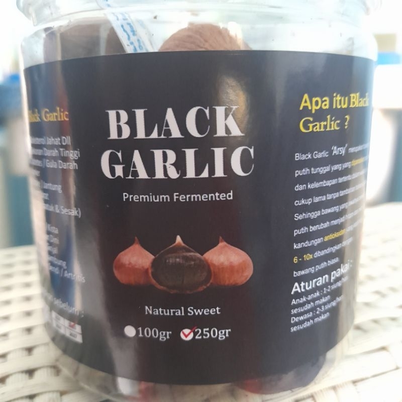 

Black Garlic / Bawang Putih Hitam Tunggal 250 Gr