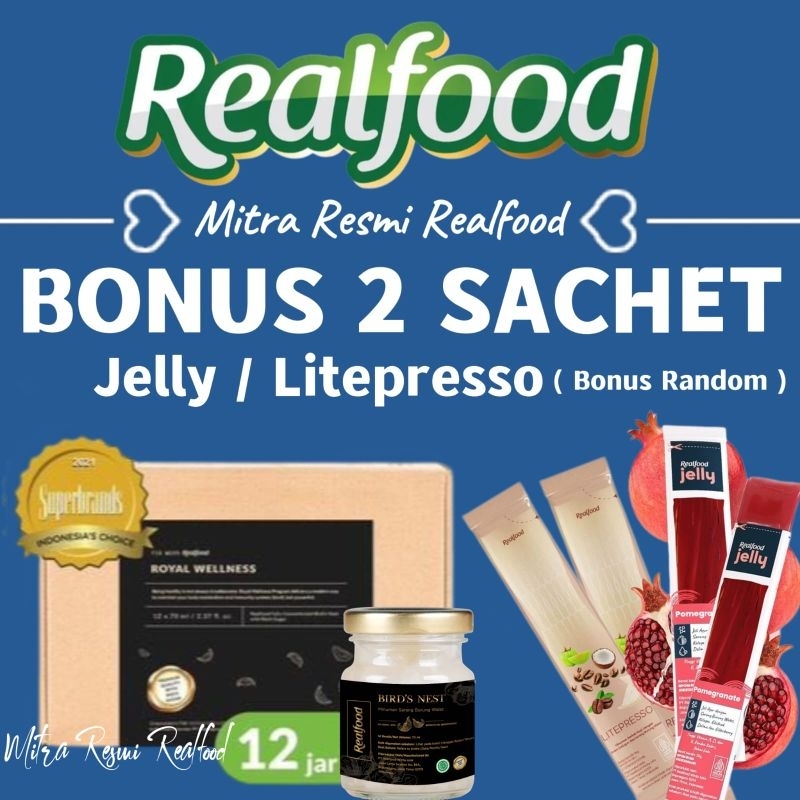 

Realfood Royal Wellness 12 Jar ( Minuman Sarang Burung Walet ) MRR