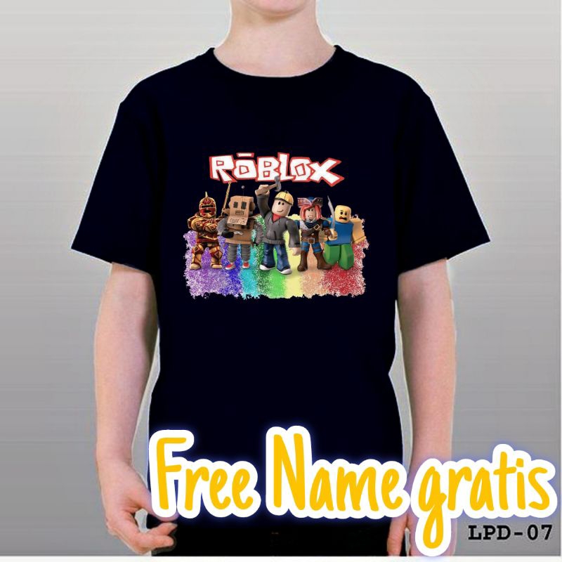 Kaos anak ROBLOX kaos roblox baju anak roblox baju roblox bahan combed 24