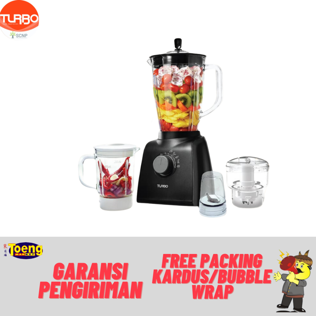 BLENDER COMBO EHM-8035 (4 in 1) TURBO / CHOPPER / BLENDER TURBO