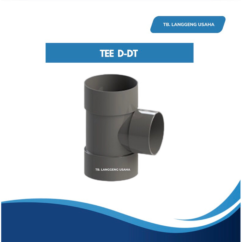 T TEE SUPER sambungan Instalasi Saluran Pipa Air Bersih Pembuangan Limbah Irigasi Ventilasi