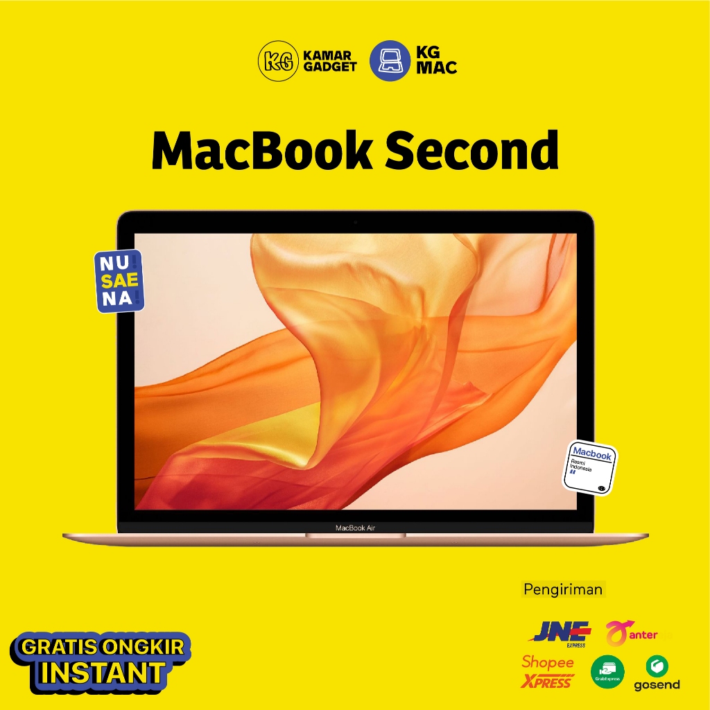 Macbook Air 2018 2019 2020 Second - Macbook Second Original Laptop Apple Second Ori Bergaransi Macbo