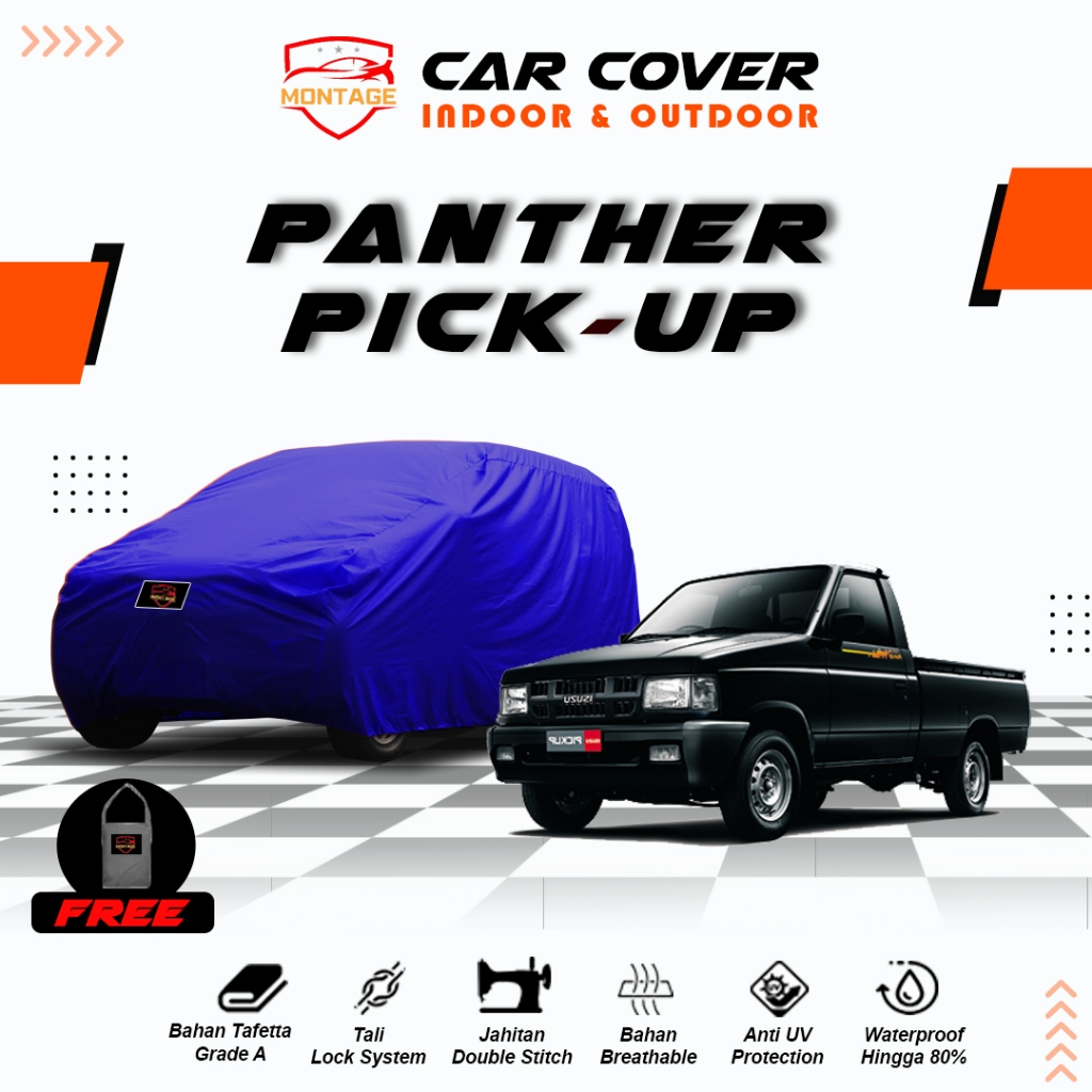 Body Cover Mobil Panther Pick Up / Sarung Mobil Panther Pick Up / Mantel Mobil Isuzu Panther Pick Up