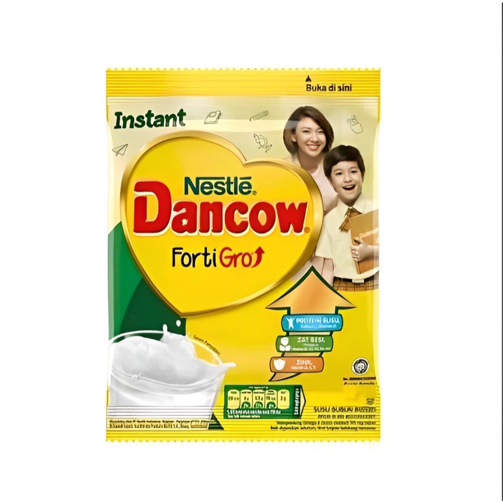 

Dancow Forti Gro 26g x 10 pc Sachet Renceng instant milk Susu Bubuk Full Cream Milk Nestle