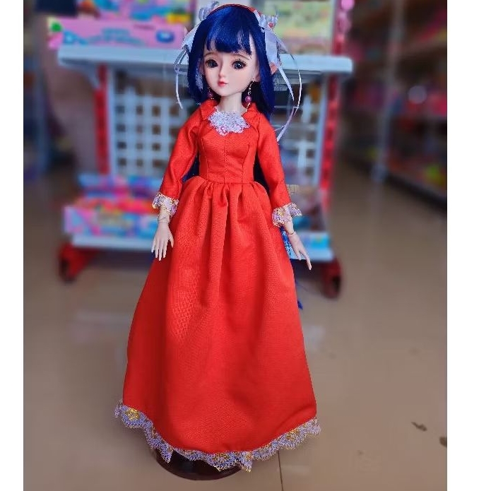 Sidna17 Gaun Salsa Boneka Bjd 60cm