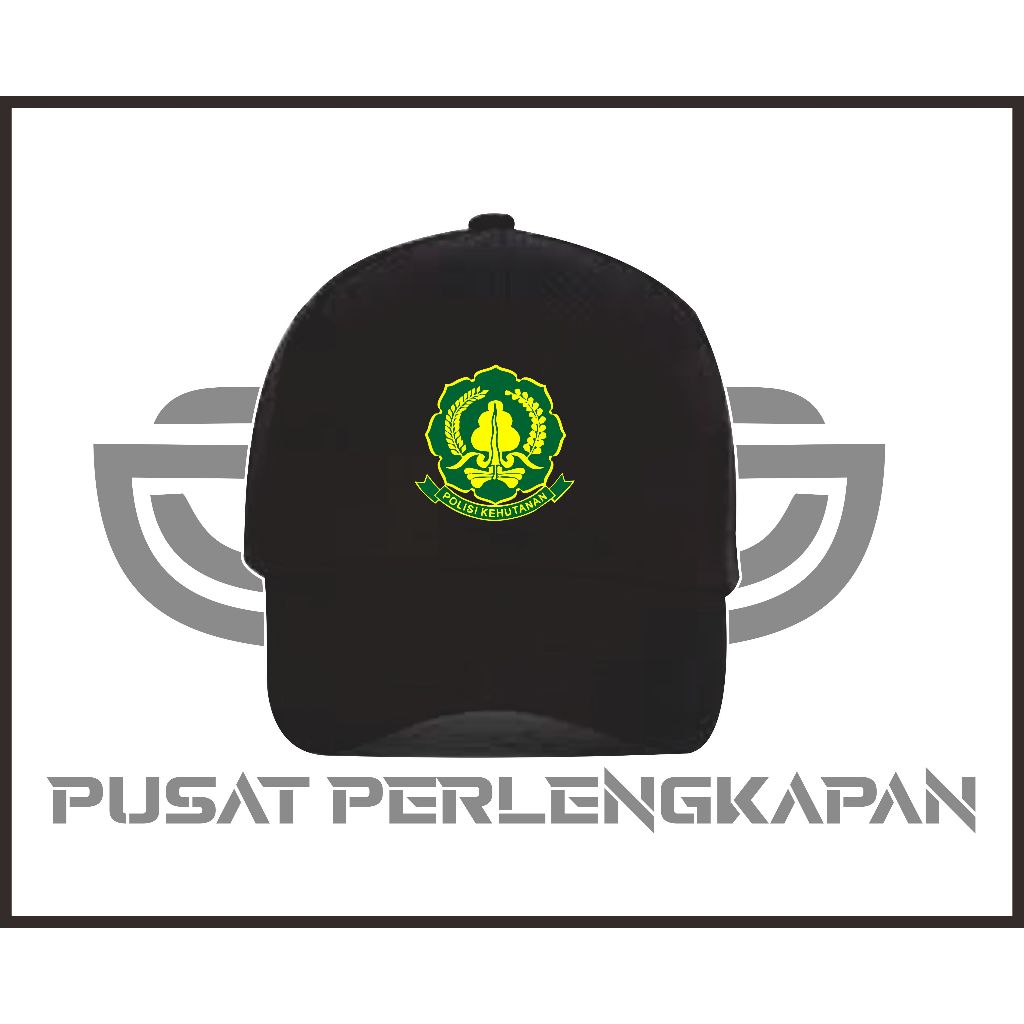 TOPI POLHUT / TOPI POLISI KEHUTANAN / TOPI CUSTOM SATUAN