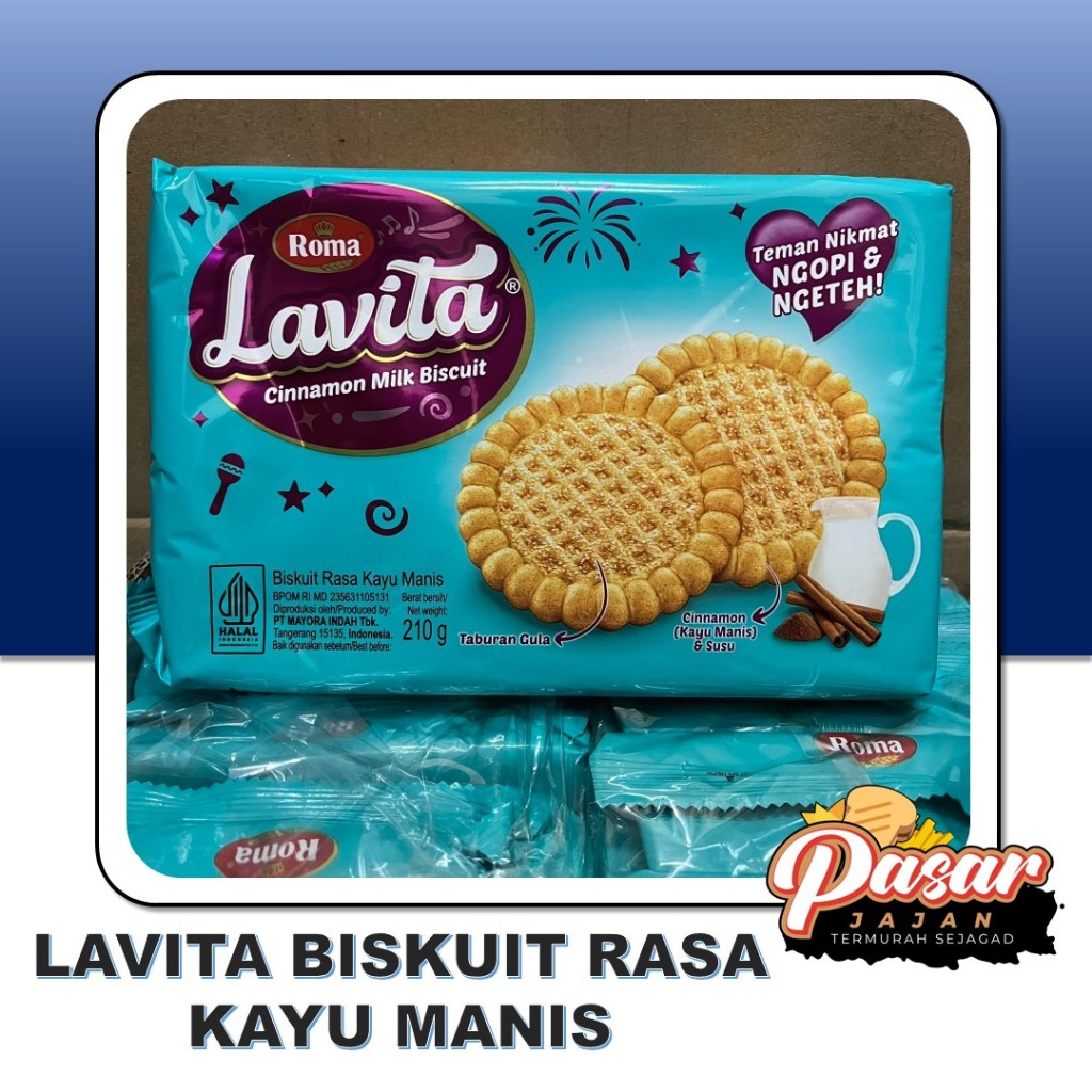 

Lavita Biskuit Rasa Kayu Manis 210gr