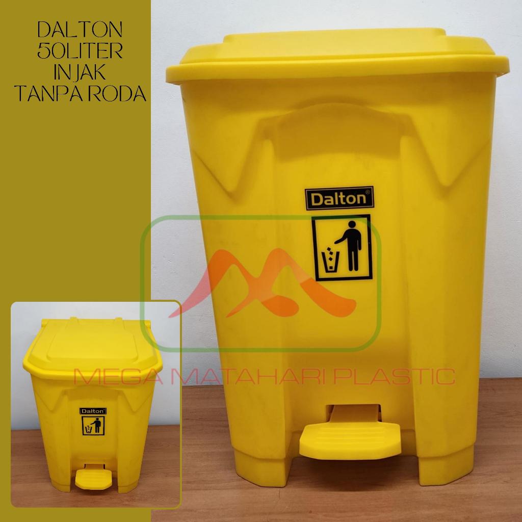 Tempat sampah injak 50 liter dalton