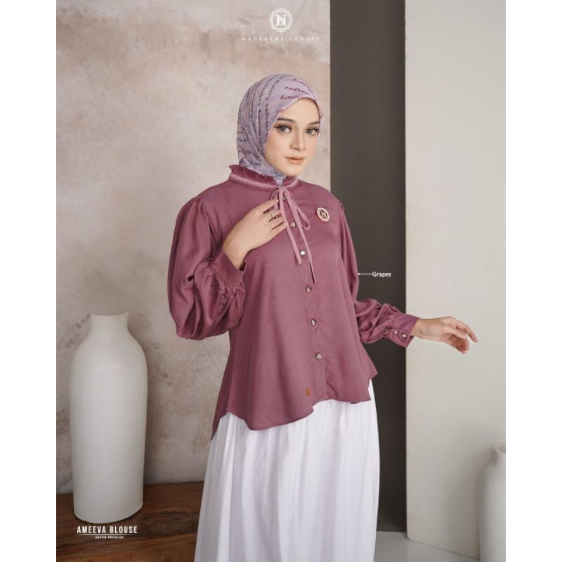 Ameeva Blouse By Nadheera Luxury || Blouse rayon premium