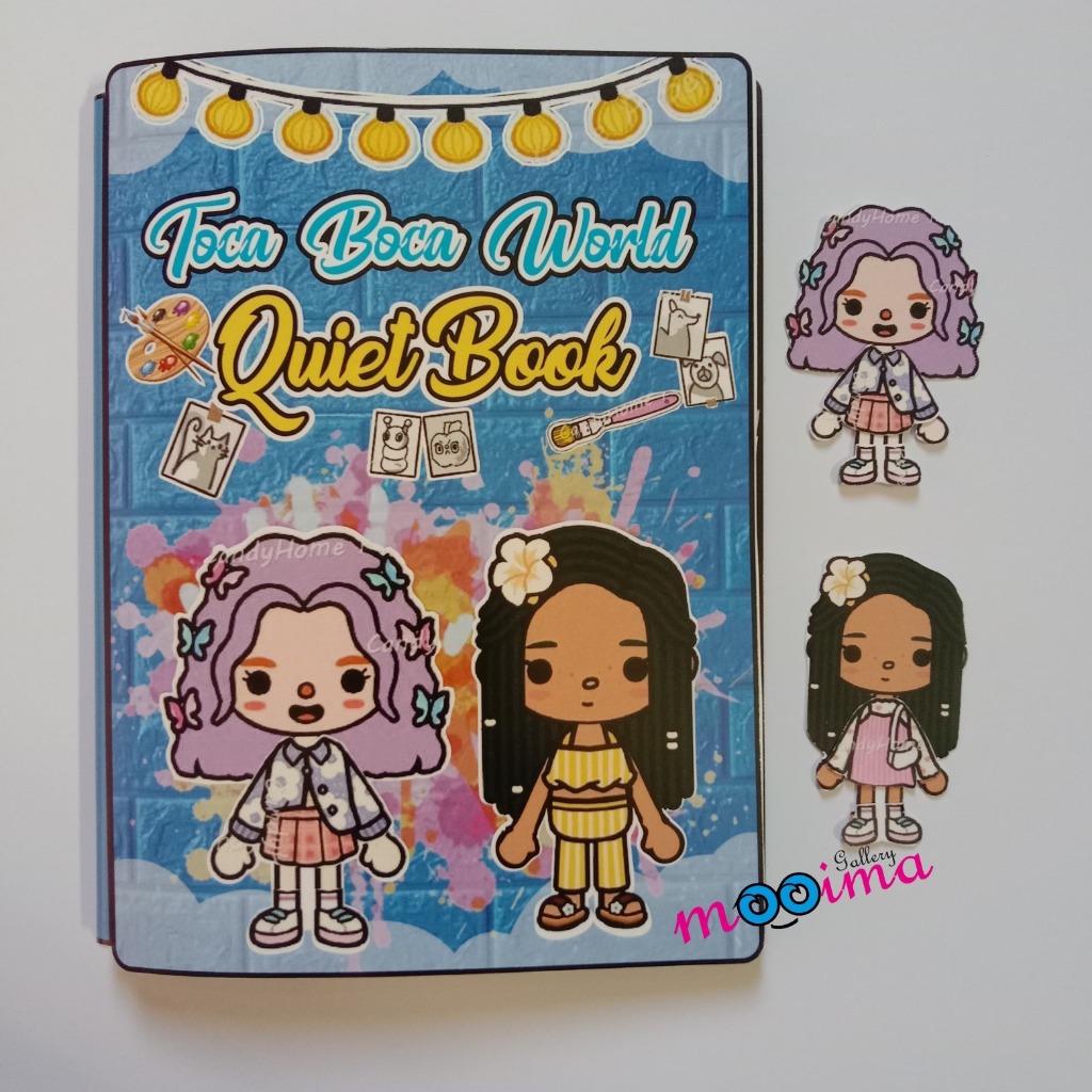 Mainan anak viral New Art House Quiet Book
