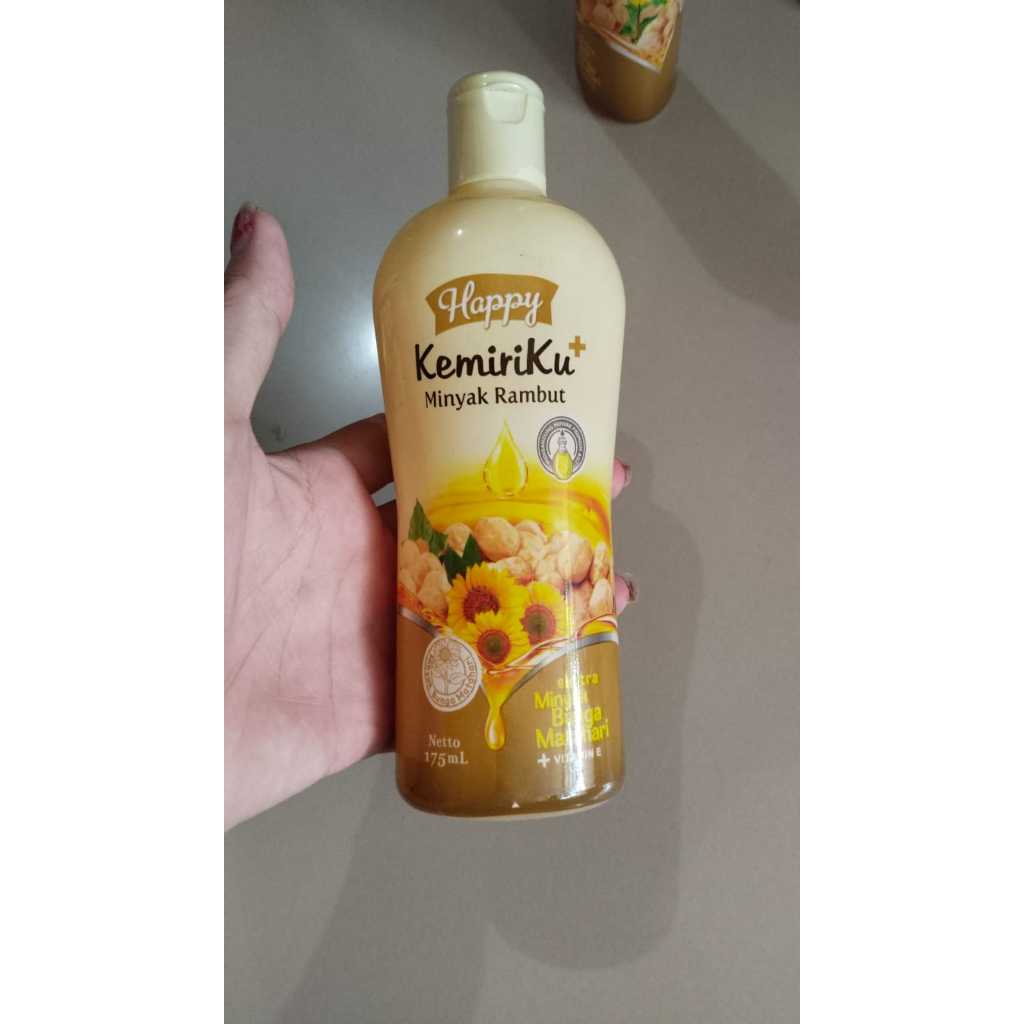 Happy minyak kemiri/minyak rambut/minyak rambut anak/minyak rambut dewasa/minyak kemiri