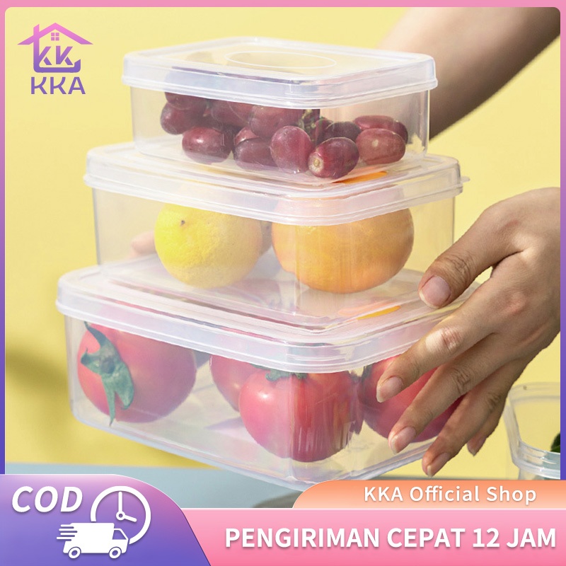 Box makanan food container fridge organizer Bening Sealware Toples 2000ML/3500ML/6000ML