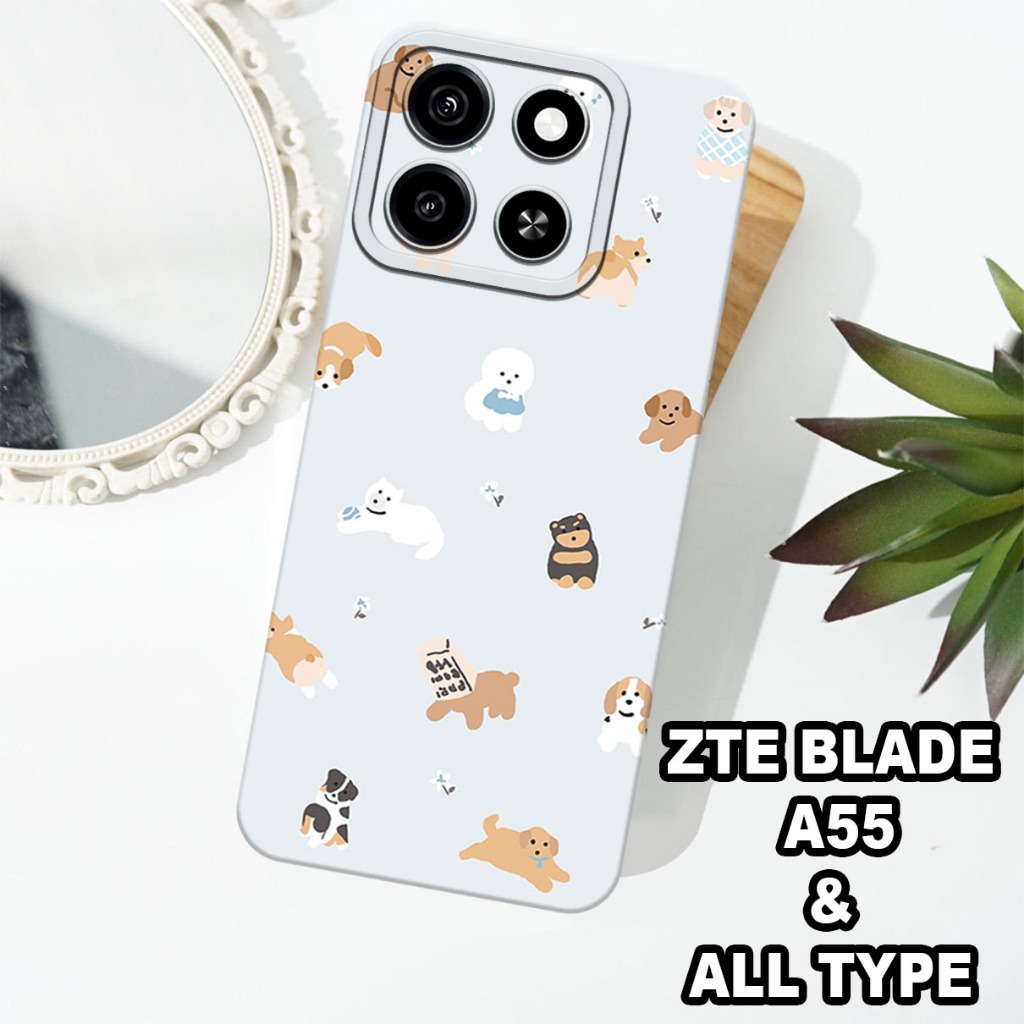 G6 - Softcase ZTE Blade A55 Terbaru 2024 - motif CARTOON TEDDY BEAR - silikon ZTE Blade A55 - Casing
