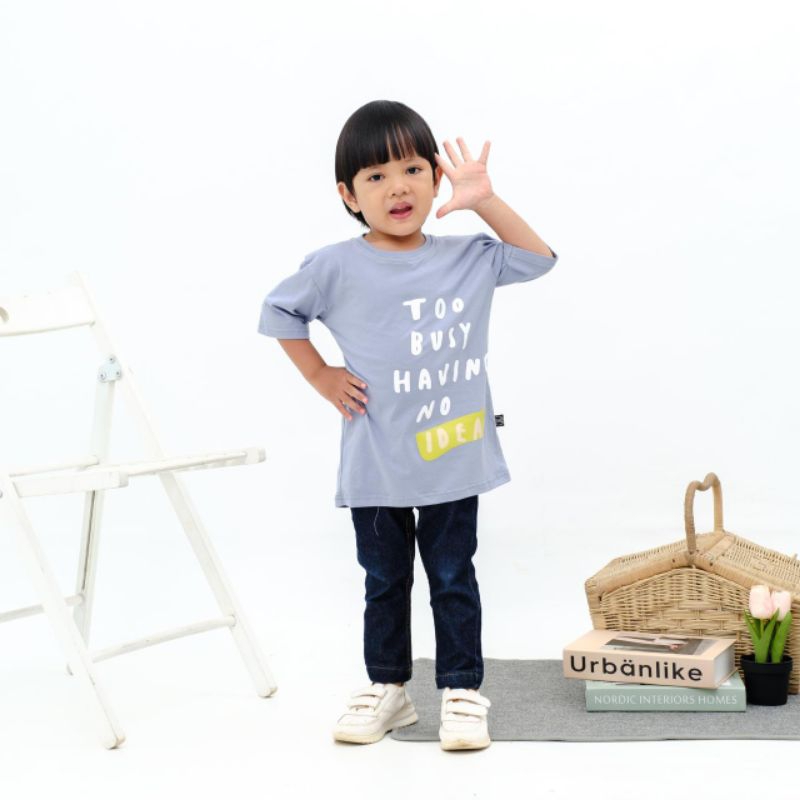 LITTE ZOLAQU  - kaos anak BAGGY SIZE Unisex _ 0 - 6 tahun Matterial cotton combed 30s