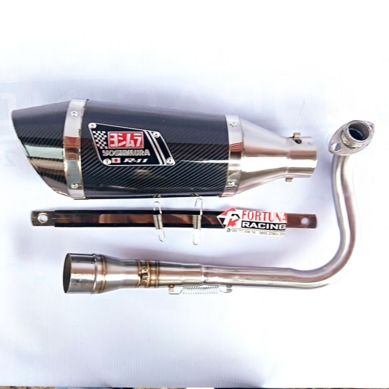 Knalpot racing Yoshimura R11 Carbon for Vario PCX Aerox NMAX Xmax