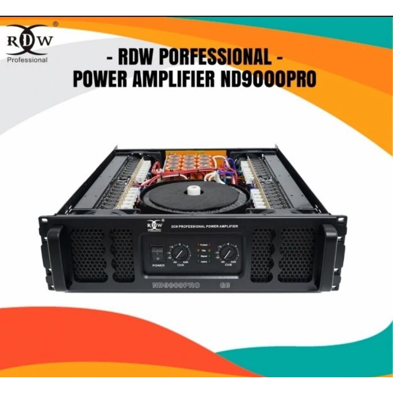 POWER RDW ND9000PRO ORIGINAL 2X1800watt