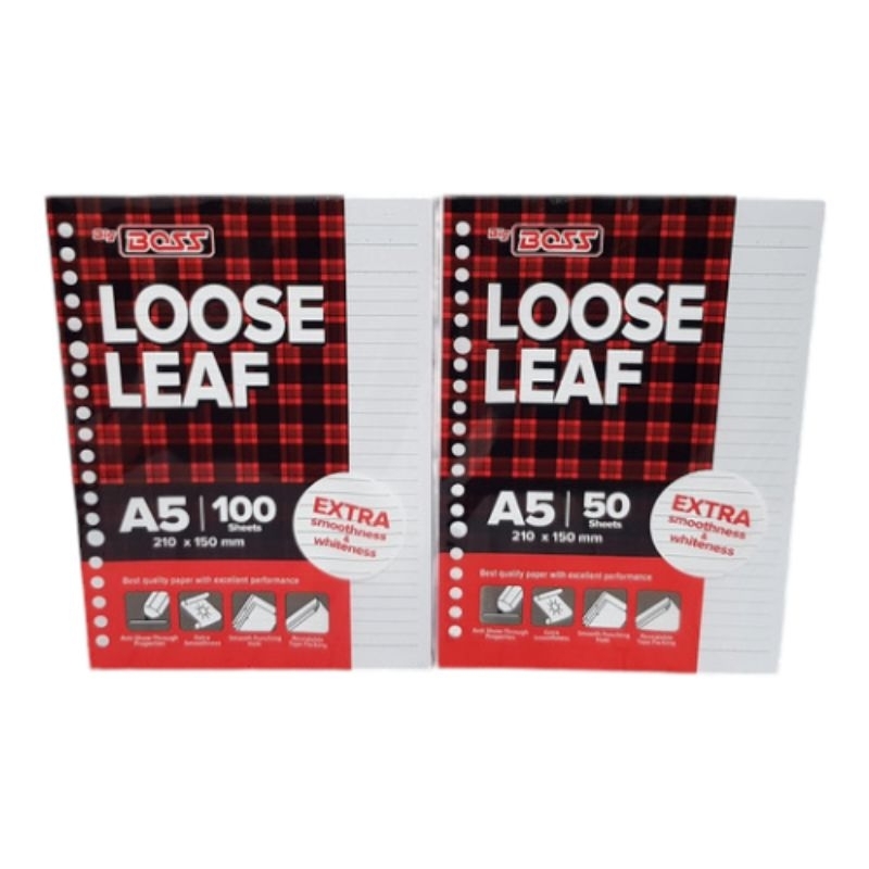

loose leaf bigboss bergaris semua ukuran