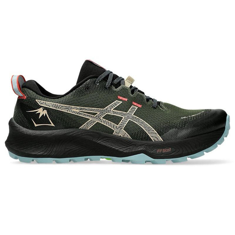 Sepatu Lari Pria Asics Gel Trabuco 12 Trail - Smog Green/Feather Grey
