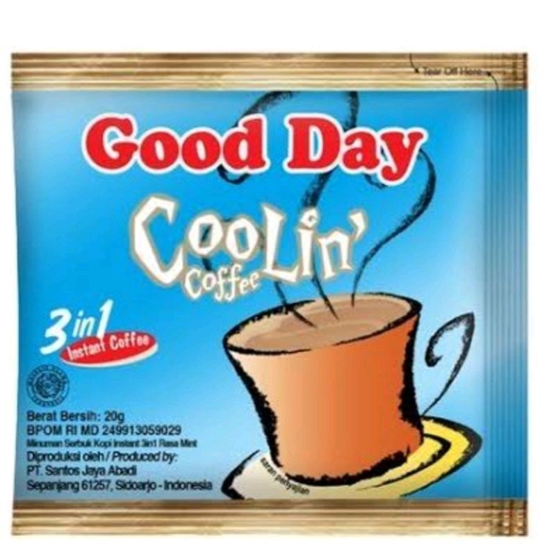 

✨hahahamart_sby✨GOOD DAY COFFE 20 GR || HIDUP BANYAK RASA || HARGA PAKET 3 RENTENG (30 PCS)