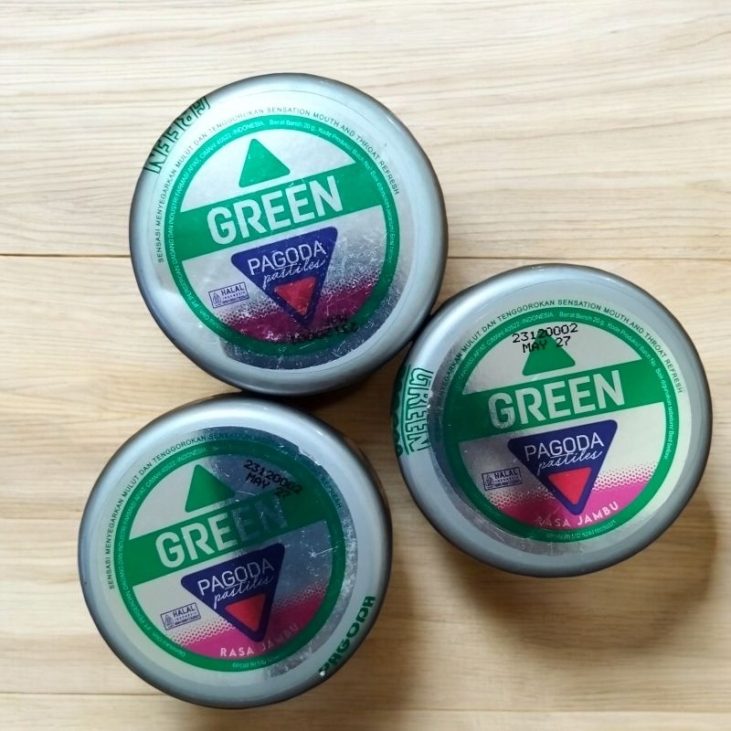 

PAGODA PASTILES GREEN JAMBU 20gr