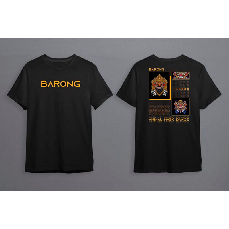 KAOS T-SHIRT BARONG LEAK BALI