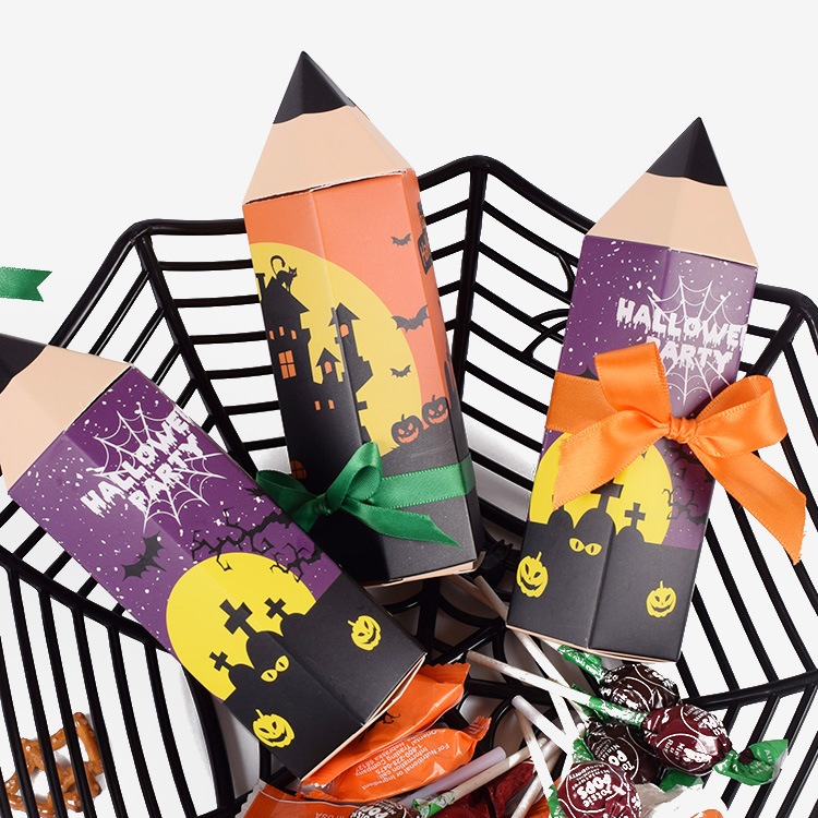 

Box Halloween bentuk pensil - kotak dos candy halloween bentuk pencil