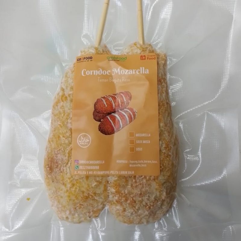 

Frozen Corndog Mozarella Isi 1 pcs atau 2 Pcs
