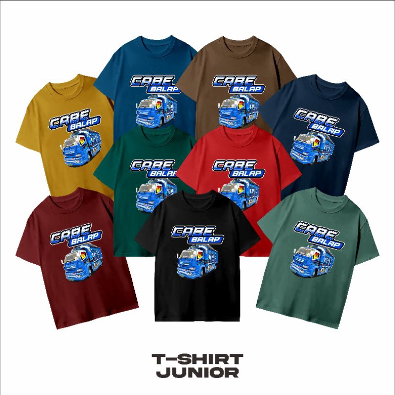 VENUS BAJU KAOS ANAK TRUCK CABE BALAP / KAOS ANAK 4 - 19 TAHUN TRUK KEREN TEBAL 24S