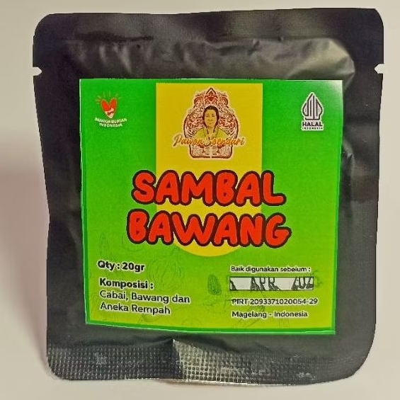 

Sambal Bawang Sachet 20 Gr