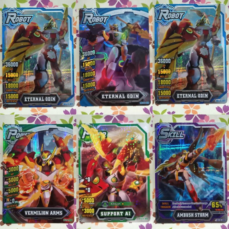 hero of robots silver ETERNAL ODIN robot - power - skill - set combo