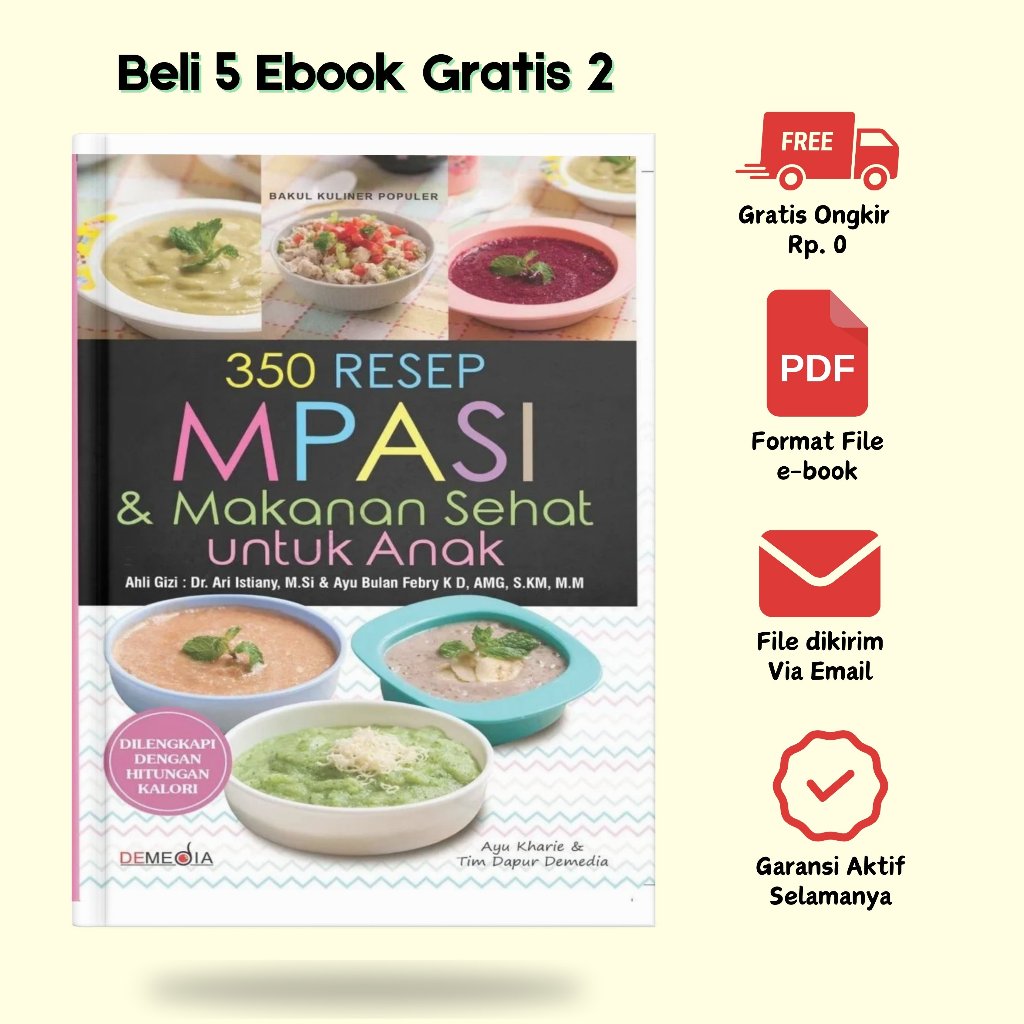 

[A-0008] 350 Resep Mpasi Makanan Sehat Untuk Anak