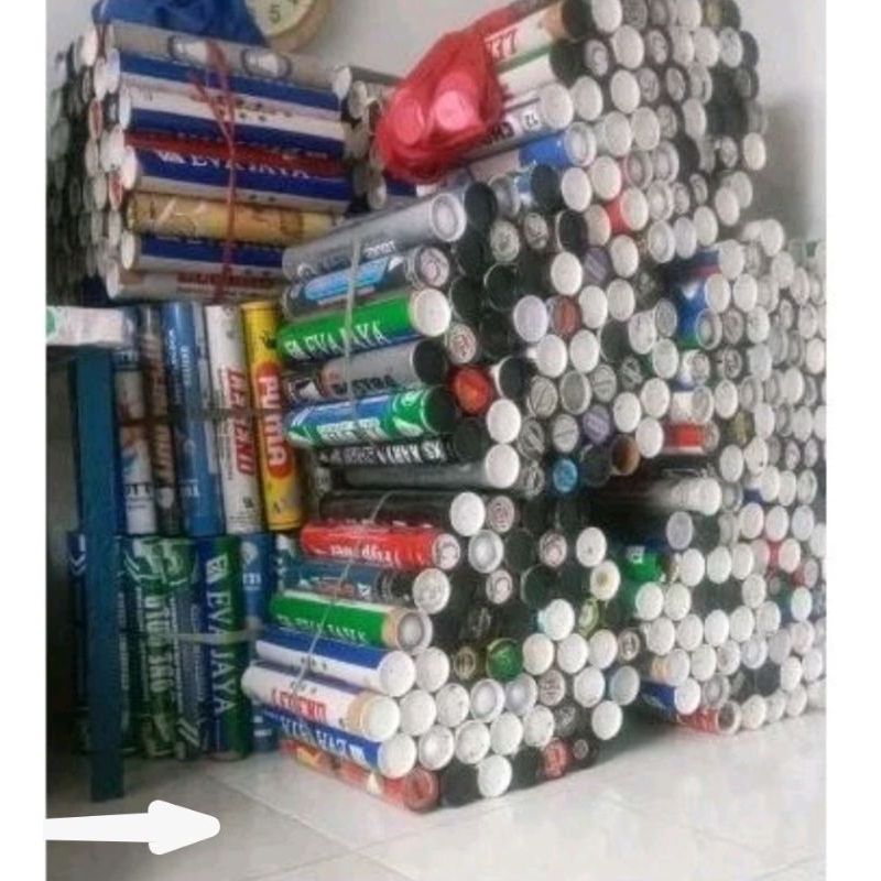 bekas tabung shuttle cock