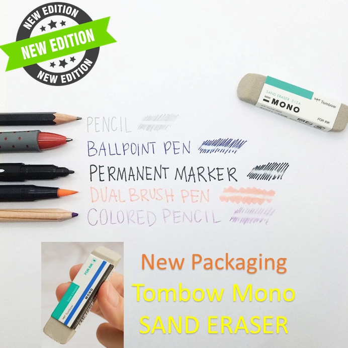 

KODE A6V6 Tombow MONO Sand Eraser Penghapus Pensil Warna Marker