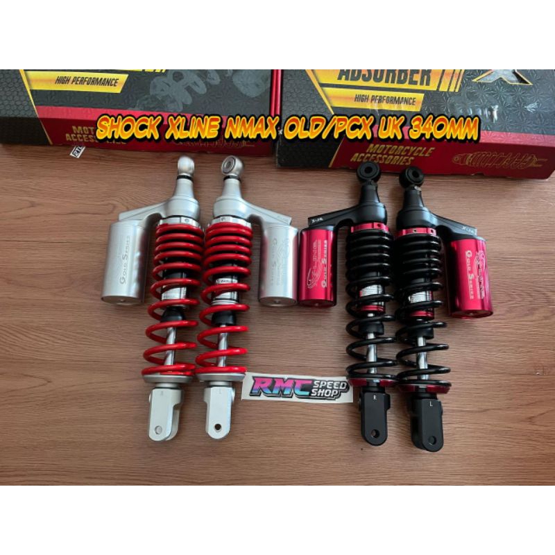 Shock Xline nmax old pcx ukuran tinggi 340mm / Shock xline nmax old/pcx ukuran 340mm klik fungsi