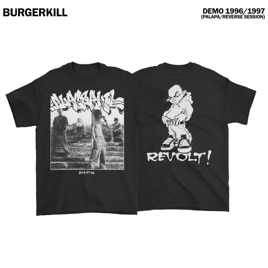 Tshirt Burgerkill - DEMO 1996/1997 Release by Grimloc Record Original