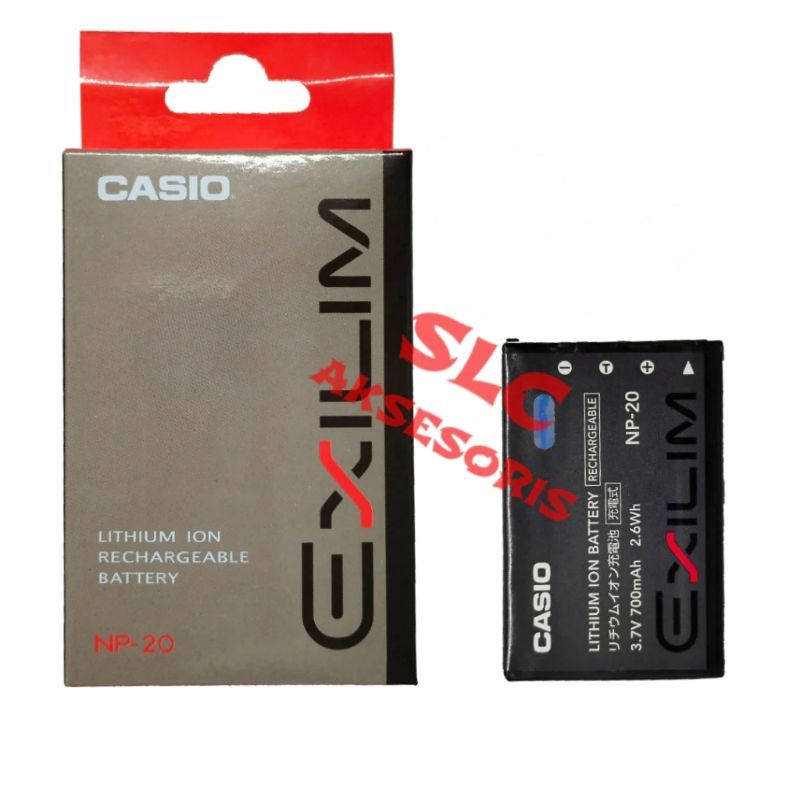 SLC - Ready - Battery For Kamera Casio Batre Exilim Np-20 Camera EX-M1 M2 Baterai Kamera M20 S1 S2 S