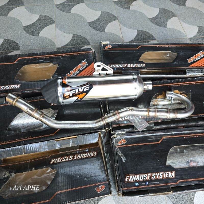 knalpot AHRS F5 F FIVE original honda CRF150L ( standar ) crf 150 l