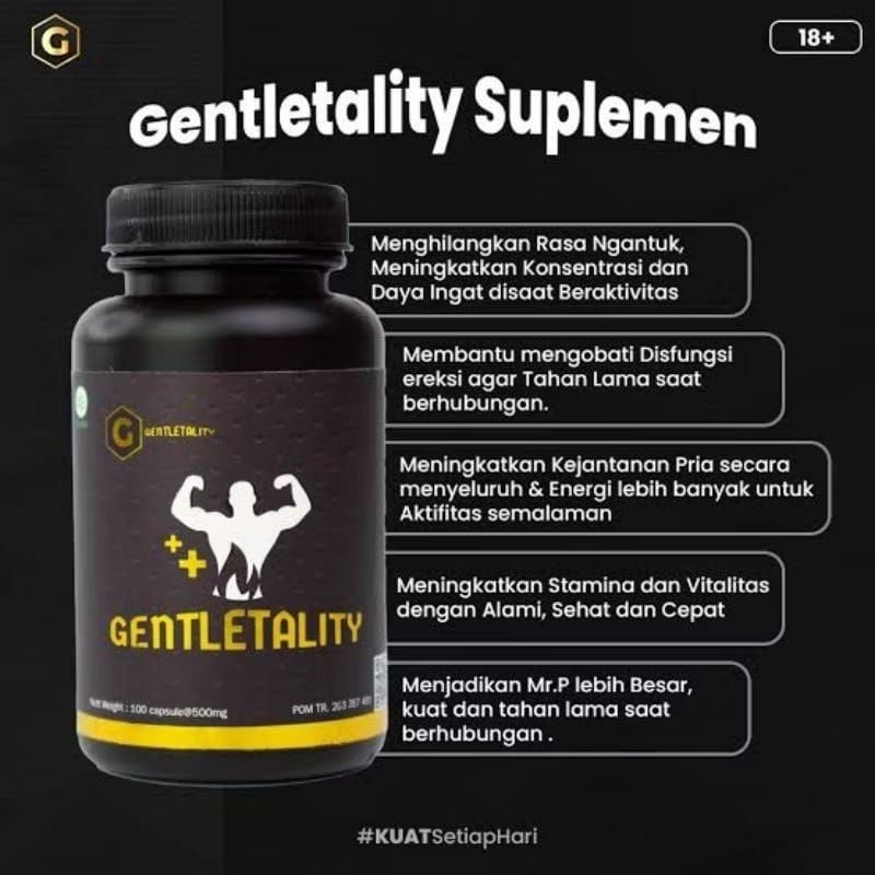 GENTLETALITY - Suplemen Herbal Stamina Pria Terbaik