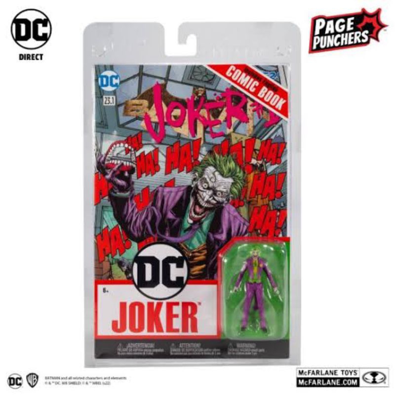 Joker Mcfarlane DC Comic & action figure New