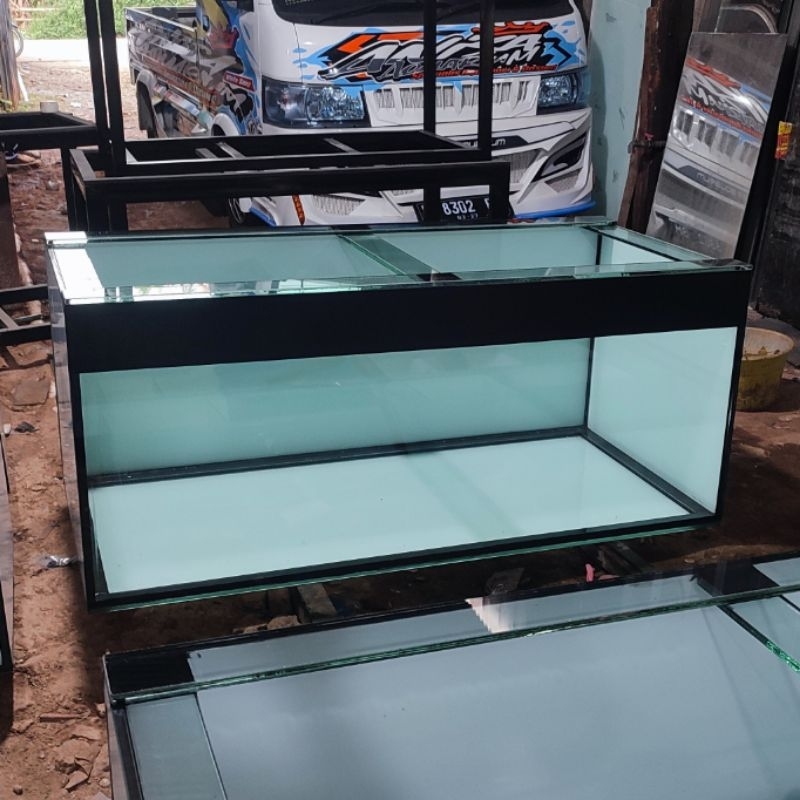 AQUARIUM 150X70X60 FULL KACA 12MM FULL SABUK ATAS BAWAH