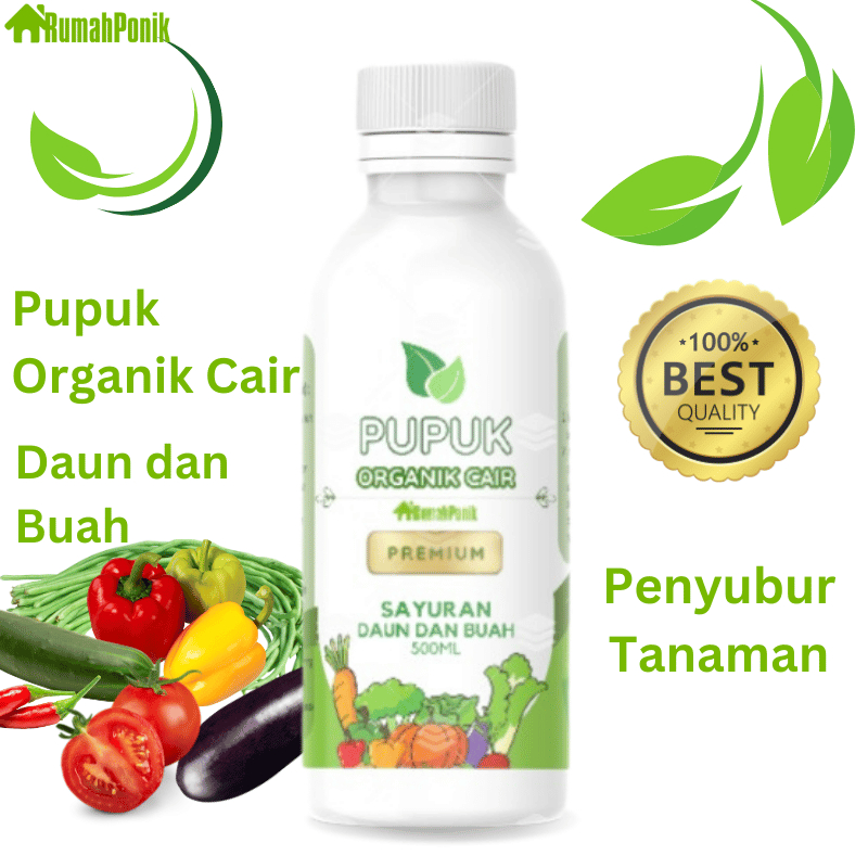 POC Pupuk Organik Cair 500ml Daun dan Buah Pupuk Cair Sayuran Daun dan Buah