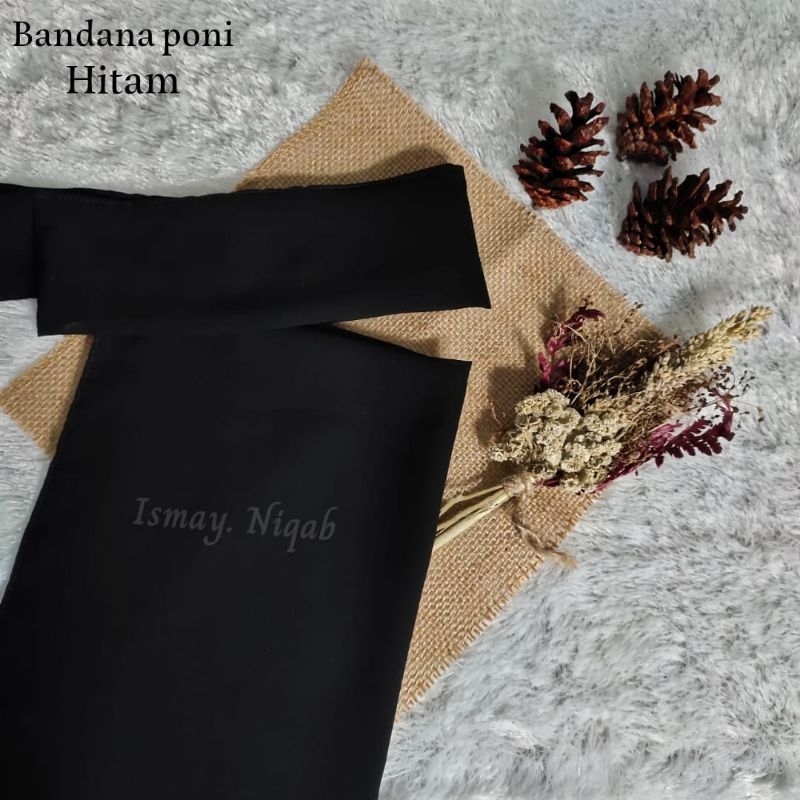 CADAR BANDANA PONI BAHAN SIFON ARAB