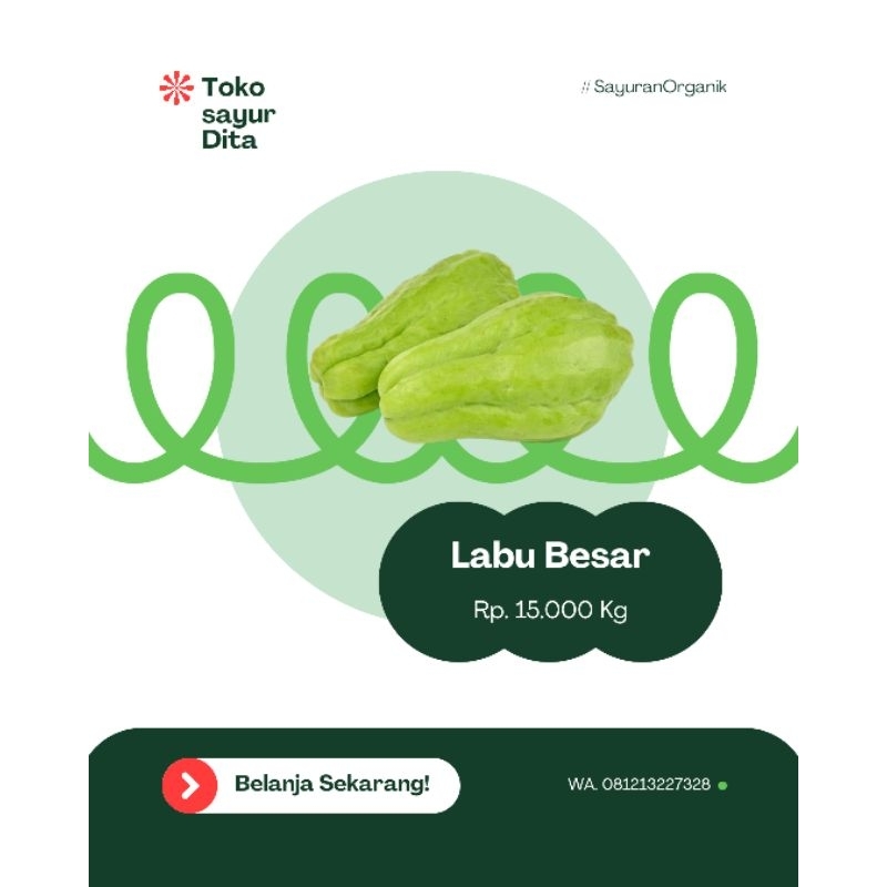 

Labu besar per 500gram