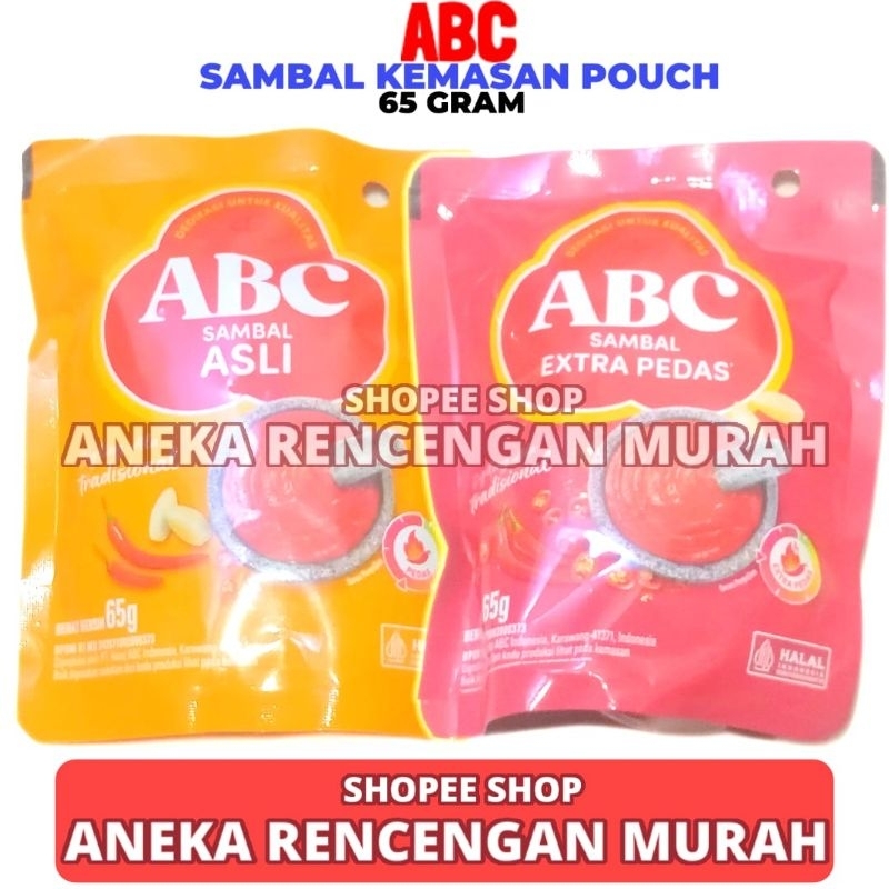

ABC Sambal Kemasan Pouch 65 GR