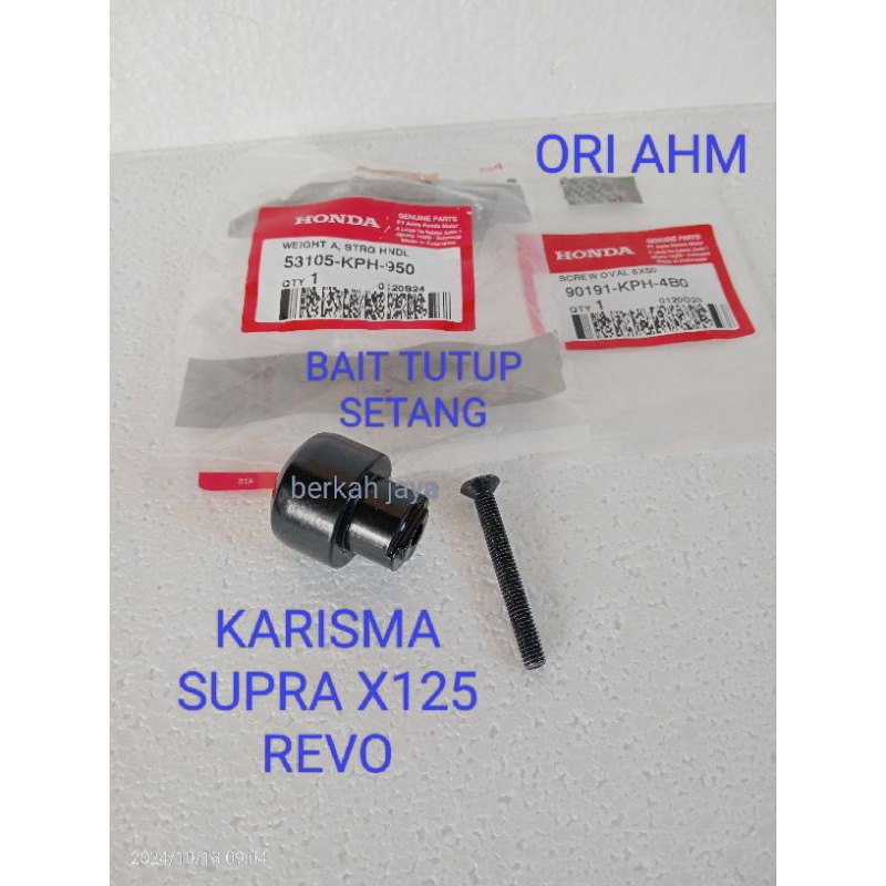 53105-KPH-950 BAUT SETANG/BAUT TUTUP SETANG KARISMA/SUPRAX125/REVO ORI AHM