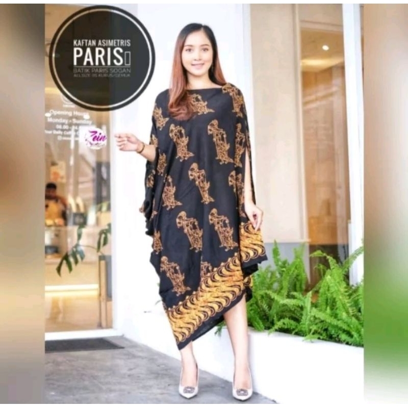 Kaftan Batik Kaftan Paris Kaftan Rayon Kaftan Kondangan Batik Modern Kaftan Asimetris