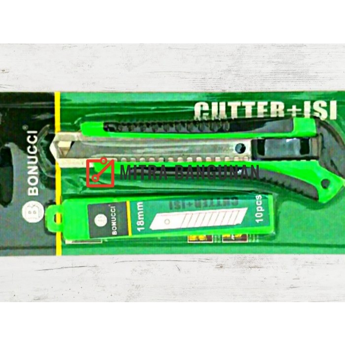 

asli original Pisau cutter plus isi bonucci original 100%