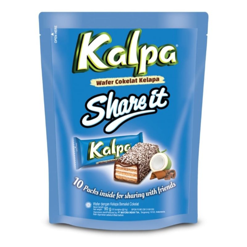 

Kalpa Wafer Cokelat Share It Pouch 10 x 9 gr